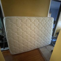 Full Size Mattress And  Custom Made Japanese Inspired  Bed Frame Brand New!