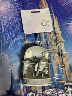 Disney 100th Anniversary Mickey and Minnie "Plane Crazy" Sketchbook Ornament