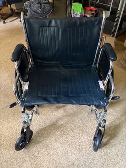 Wide Seat Wheelchair