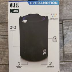 Altec Lansing HydraMotion Bluetooth Speaker - 360 Degree Sound & Waterproof (Black) !New!