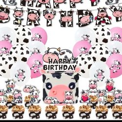 Cow Party Decor 