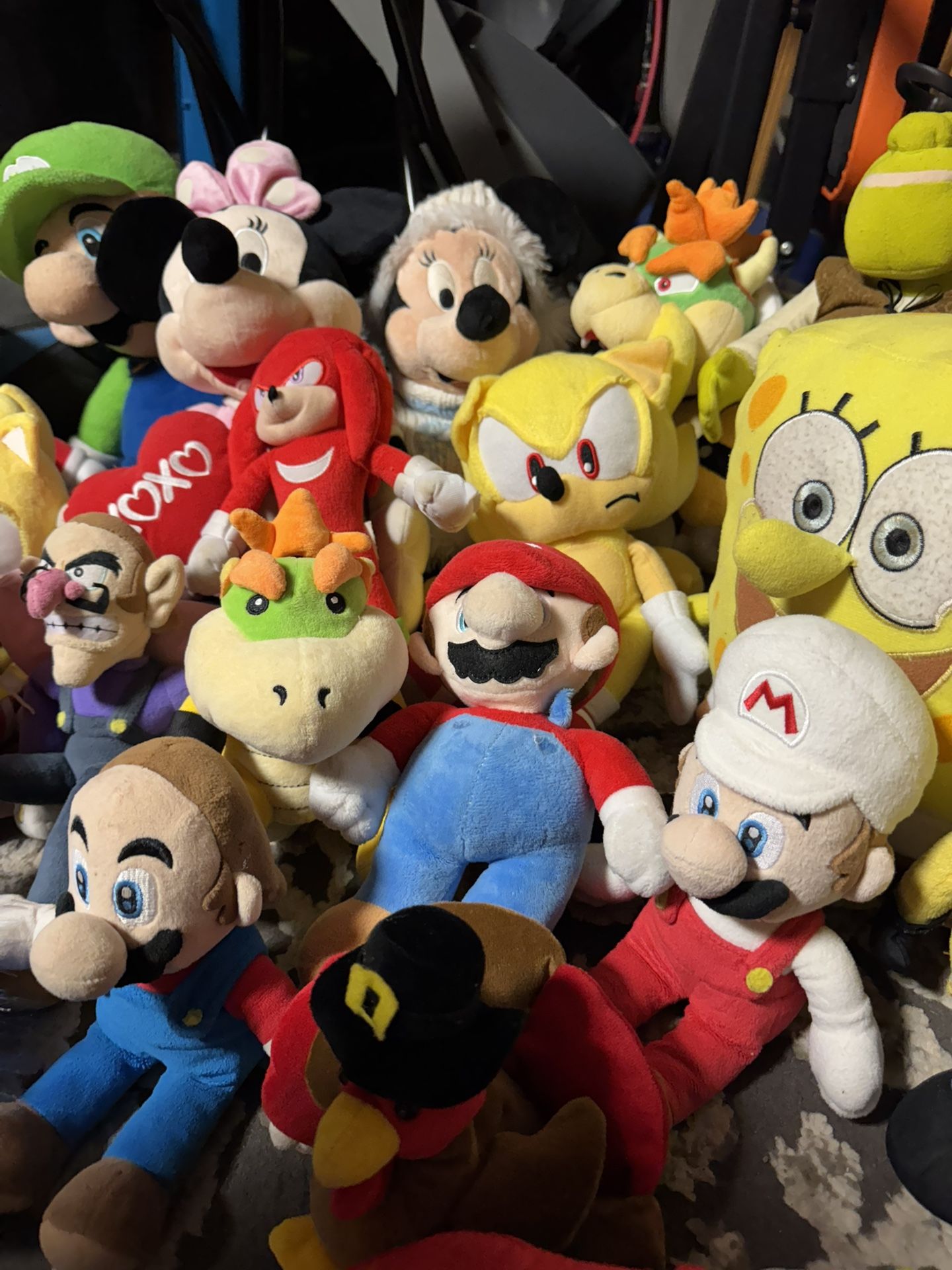 Mario Bros Plushies