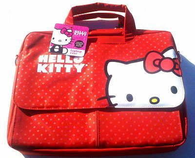 HELLO KITTY 15.4 " Laptop Notebook Bag Red (KT4335R)