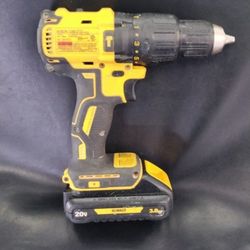 DEWALT DCD778B 20V MAX Cordless Brushless 1/2-in Compact Hammer Drill With 3ah Battery 