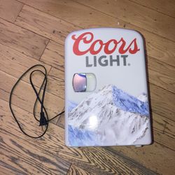 Coors Light Mini Fridge 