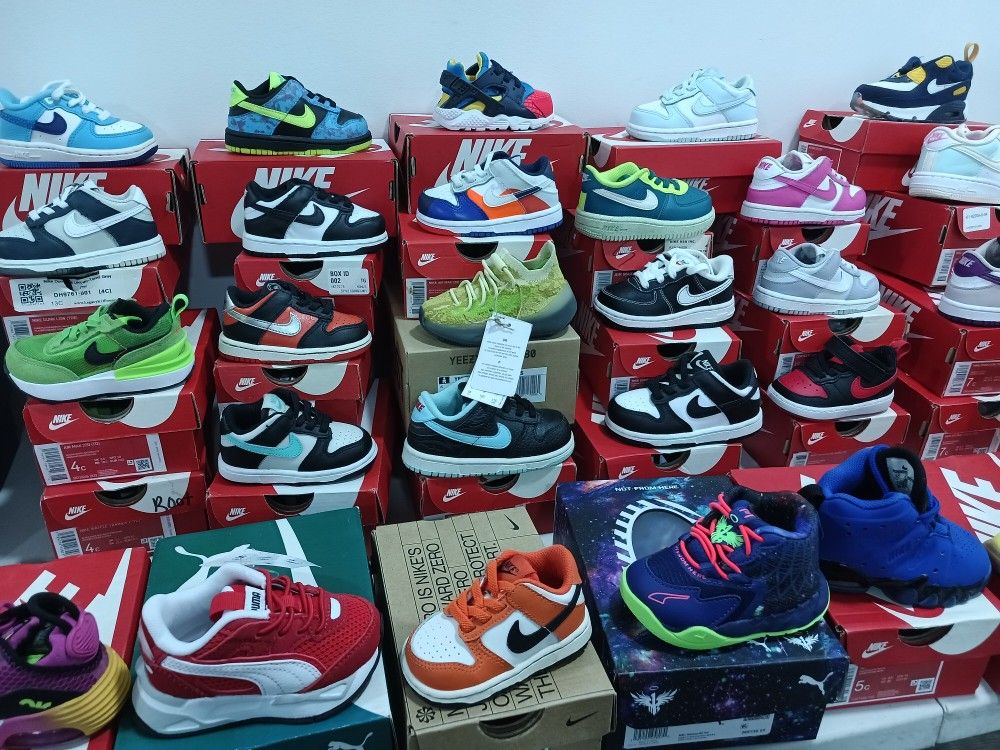 Toddler Jordans Nikes And New Balances