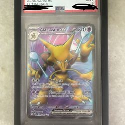 POKEMON 151 ALAKAZAM EX PSA 9