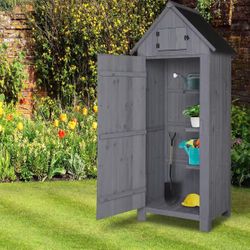 Outdoor Wooden Storage Shed