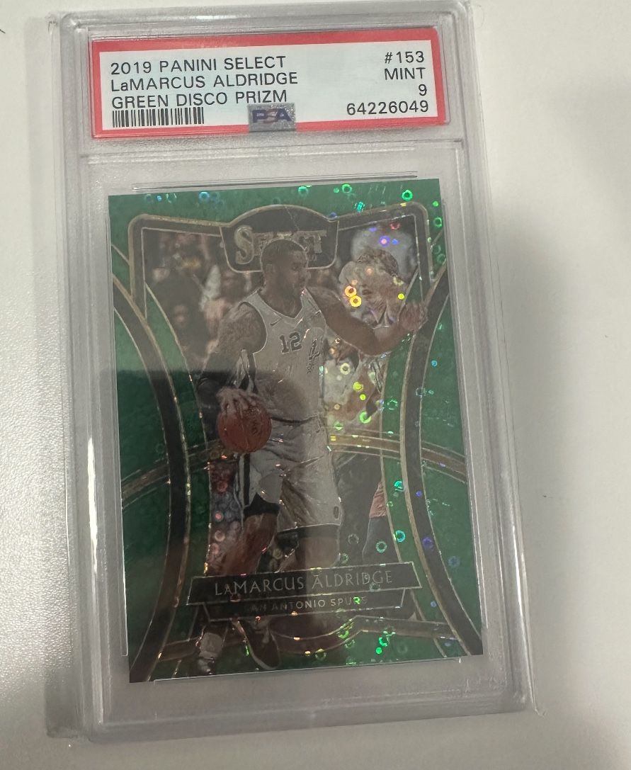 Lamarcus Aldridge Green Disco PSA 9 (Price Negotiable)