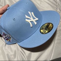 NY Yankee Cotton Candy Fitted 7 5/8