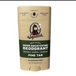 Dr. Squatch Pine Tar Men's Natural Deodorant 2.65 oz. Aluminum Free