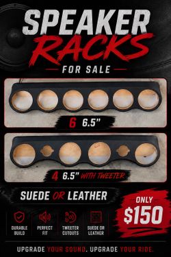 Speaker racks 6.5