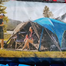 Camping Tent 6 Person Screen Porch Sun Blocking Coleman Carlsbad Carpa