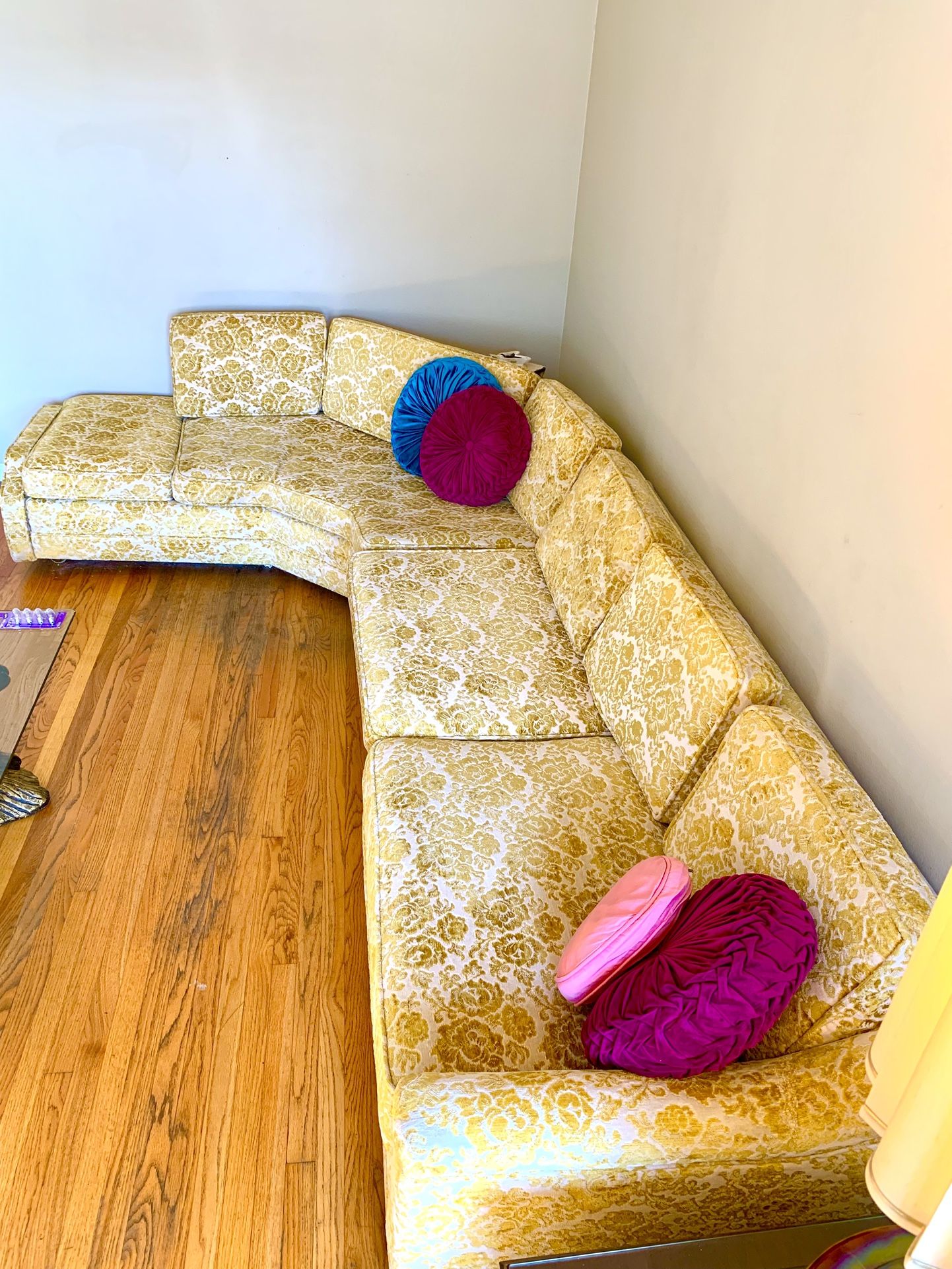 Mid Century Vintage Sectional Couch 