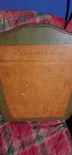 Vintage wood laminate it Congress declarationpicture frame make offer