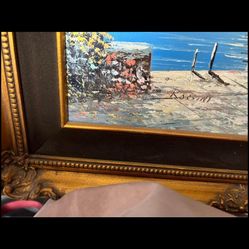 Authentic certified Rossini oil painting