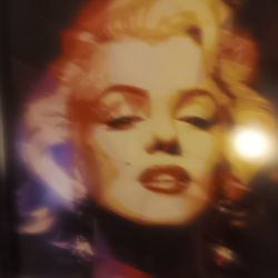 Marilyn Monroe Wood Picture 
