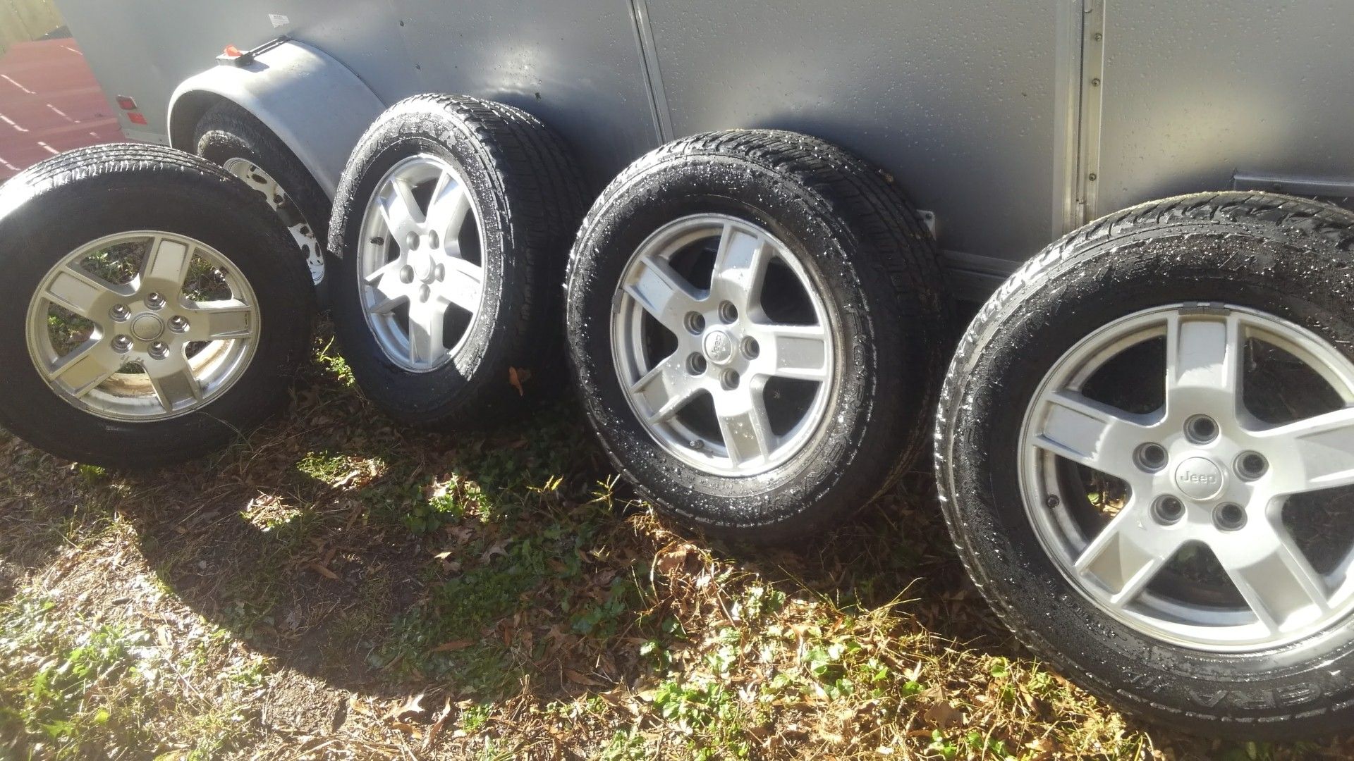 Jeep factory rims . Goodyear forterra