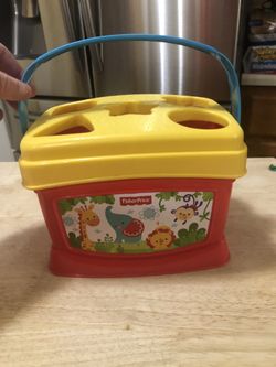 Fischer price ring stacker, shape sorter, and stack cups
