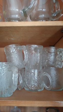 Flintstone cups a set of them for sale