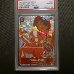 One Piece Card Game TCG Ace P-028 2023 Gift Collection PSA 10