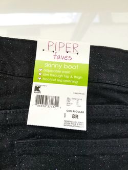Piper Faves Girls Skinny boot Jeans Size 8R