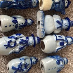 Eldred Salt Glazed Snowman’s 