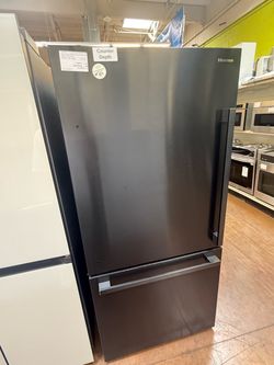 Hisense Counter Depth Bottom Freezer Refrigerator