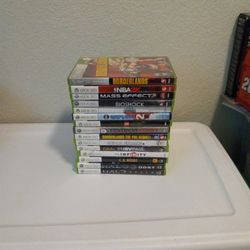 15 XBOX 360 GAMES
