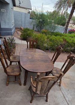 Table and chairs