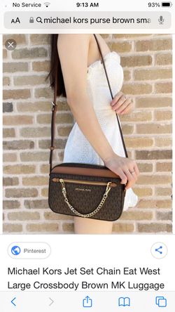 New W/out Tags Michael Kors newest style large crossbody Jetset purse