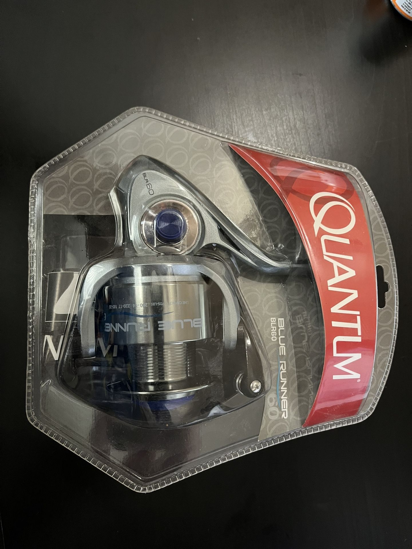 Quantum Blue Runner Spinning Reel. model BLR60 New In Container