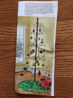 Wrought Iron Ornament Tree