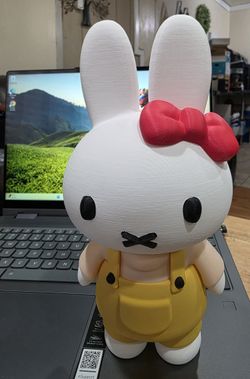 Miffy 3D printed