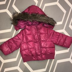 Baby girl winter jacket size 12 months