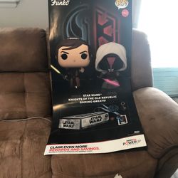 STAR WARS FUNKO POP KNIGHTS OF THE OLD REPUBLIC POSTER