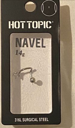 Hot Topic 14g Surgical Steel Navel Ring
