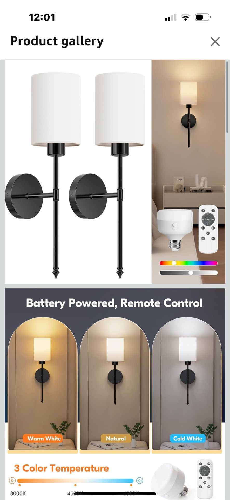Battery Operated Indoor Lights
