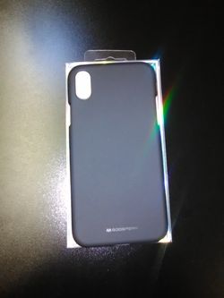 iPhone X Black Soft Case