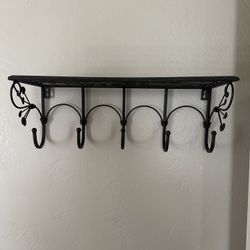 Wall Hooks With Shelf