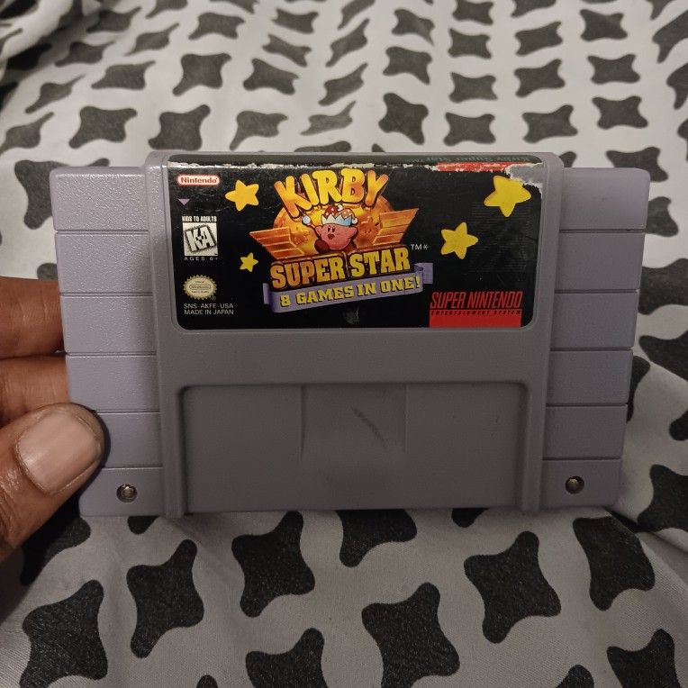 Super Nintendo Game Kirby Super Star