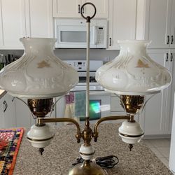 Double head vintage lamp