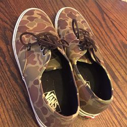 Camouflage Men's Vans Shoes, sz13