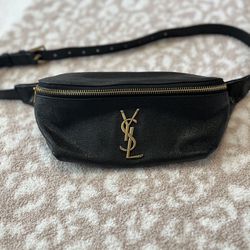 Black N Gold Belt Bag 