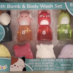 Brand new Squishmallow Bath Bomb and body wash