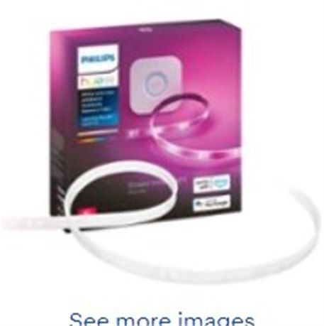 Philips - Hue Bluetooth Lightstrip Plus 80-inch Starter Kit - White and Color 

