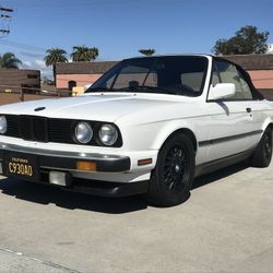 1987 BMW 325i 5speed Manual Cardinal Red Interior