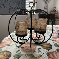 Pumpkin Candle Holder 