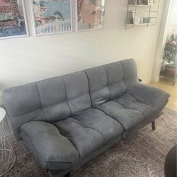 Mainstays Memory Foam Futon - Gray