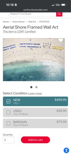 Aerial Shore Framed Wall Art